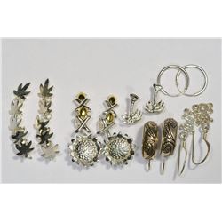 7 Pairs of Assorted Earrings