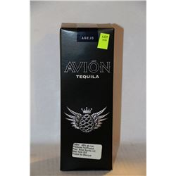 750ML BOTTLE OF AVION TEQUILA ANEJO 40%