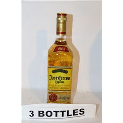 3 BOTTLES OF JOSE CUERVO ESPECIAL TEQUILA 40%