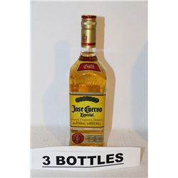 3 BOTTLES OF JOSE CUERVO ESPECIAL TEQUILA 40%