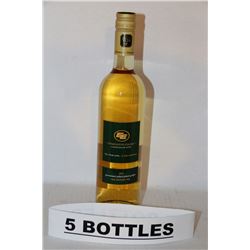 5 BOTTLES OF EDMONTON ESKIMO PINOT GRIGIO