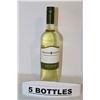 Image 1 : 5 BOTTLES OF PELLER ESTATES DRY WHITE WINE