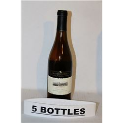 5 BOTTLES OF MISSON HILL PINOT GRIS WHITE WINE