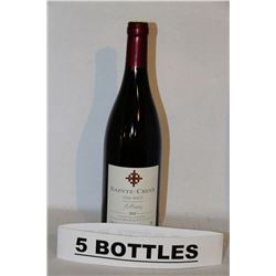 5 BOTTLES OF SAINTE-CROIX SYRAH-MERLOT
