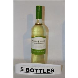 5 BOTTLES OF PELLER ESTATES SAUVIGNION BLANC