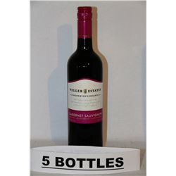 5 BOTTLES OF PELLER ESTATES CABERNET SAUVIGNON