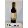 Image 1 : 5 BOTTLES OF B3 MERLOT RED WINE