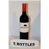 Image 1 : 5 BOTTLES OF ROAD13 RED WINE