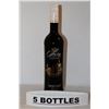 Image 1 : 5 BOTTLES OF STARLING CASTLE SWEET RED WINE