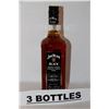 Image 1 : 3 BOTTLES OF JIM BEAN BLACK BOURBON WHISKEY