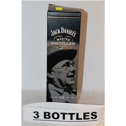 3 BOTTLES OF JACK DANIELS LIMITED NO.2 EDITION