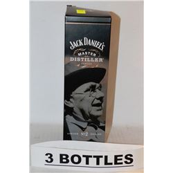 3 BOTTLES OF JACK DANIELS LIMITED NO.2 EDITION
