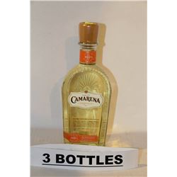 3 BOTTLES OF CAMARENA TEQUILA REPOSADO