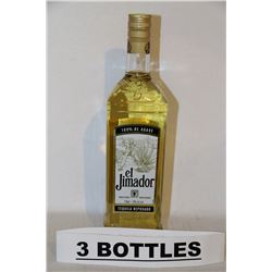 3 BOTTLES OF EL JIMADOR TEQUILA REPOSADO