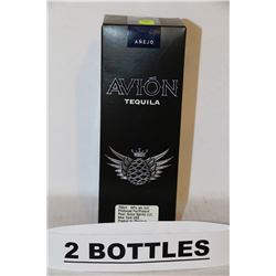 2 BOTTLES OF AVION TEQUILA ANEJO
