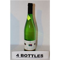 4 BOTTLES OF PIESPORTER WHITE WINE