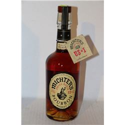 750ML BOTTLE OF MICHTER'S BOURBON WHISKEY