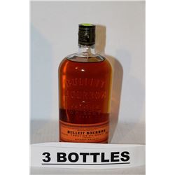 3 BOTTLES OF BULLEIT BOURBON WHISKEY