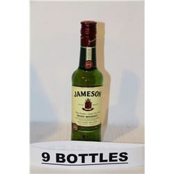 9 BOTTLES OF JAMESON IRISH WHISKEY