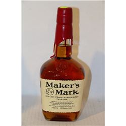 750ML BOTTLES OF MAKERS MARK HANDMADE WHISKEY