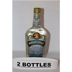 2 BOTTLES OF MARGARITAVILLE TEQUILA SILVER