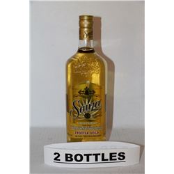 2 BOTTLES OF SAUZA TEQUILA GOLD