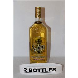 2 BOTTLES OF SAUZA TEQUILA GOLD