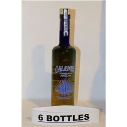 6 BOTTLES OF CALENDE TEQUILA AÑEJO