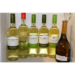 6 BOTTLES OF ASSORTED WINE