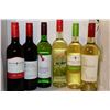 Image 1 : 6 BOTTLES OF ASSORTED WINE