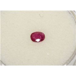 GENUINE 1.06 CT RUBY GEMSTONE CERTIFIED AND