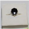 Image 1 : GENUINE 7 CT SAPPHIRE SET IN A STERLING SILVER