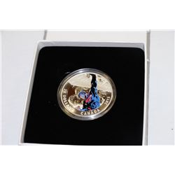 2015 FINE SILVER COLOURED SUPERMAN COMIC BOOK COVE