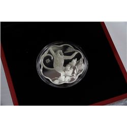 2016 FINE SILVER LUNAR LOTUS YEAR OF THE MONKEY