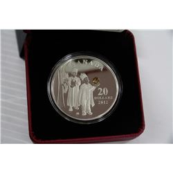 2012 FINE SILVER THE THREE WISE MEN CRYSTAL