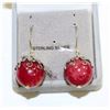 Image 1 : STERLING SILVER GEMSTONE EARRINGS