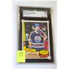 Image 1 : 1980-81 WAYNE GRETZKY ALL STAR CARD - GRADED 86