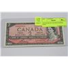 Image 1 : 1954 BANK OF CANADA $2 BANK NOTE