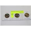 Image 1 : SET OF 3 2011 CANADIAN QUARTERS