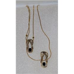 SANDAL NECKLACE & BRACELET