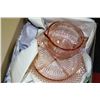 Image 1 : LOT OF PINK DEPRESSION GLASS