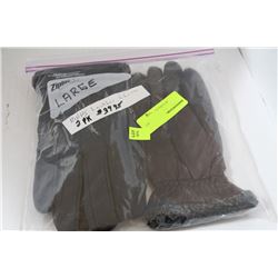 MENS LEATHER GLOVES SZ SZ LARGE