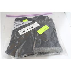 MENS LEATHER GLOVES SZ LARGE