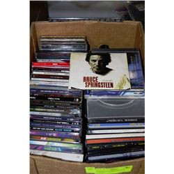 BOX W/ OVER 100 MUSIC CD'S - VARIOUS