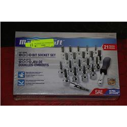 MASTERCRAFT 21PC SOCKET SET