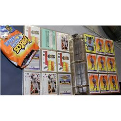 BINDER OF BASEBALL ROOKIE + AUTOGRAPHED FRAMED