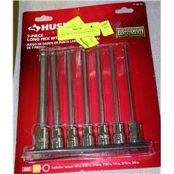 HUSKY 7PC LONG HEX BIT SOCKET SET