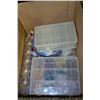 Image 1 : BOX W/ JEWELLERY BEADS, KITS AND