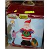 Image 1 : SANTA BLOW UP LAWN ORNAMENT