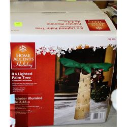 8FT LIGHTED PALM TREE AIRBLOWN INFLATABLE